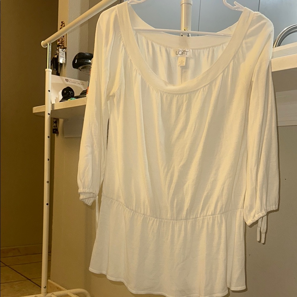 LOFT Women's White Top